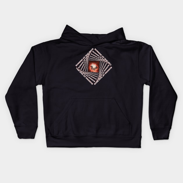 Running Up that Endless Hill Kids Hoodie by JJFDesigns